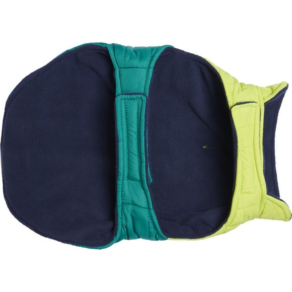 NEW Coleman Diamond Quilt Puffer Dog Jacket - Reversible blue/red 068sn - Picture 3 of 6